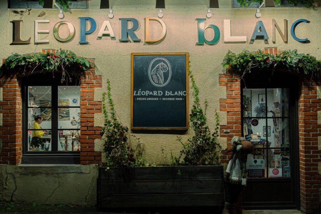 LÉOPARD BLANC